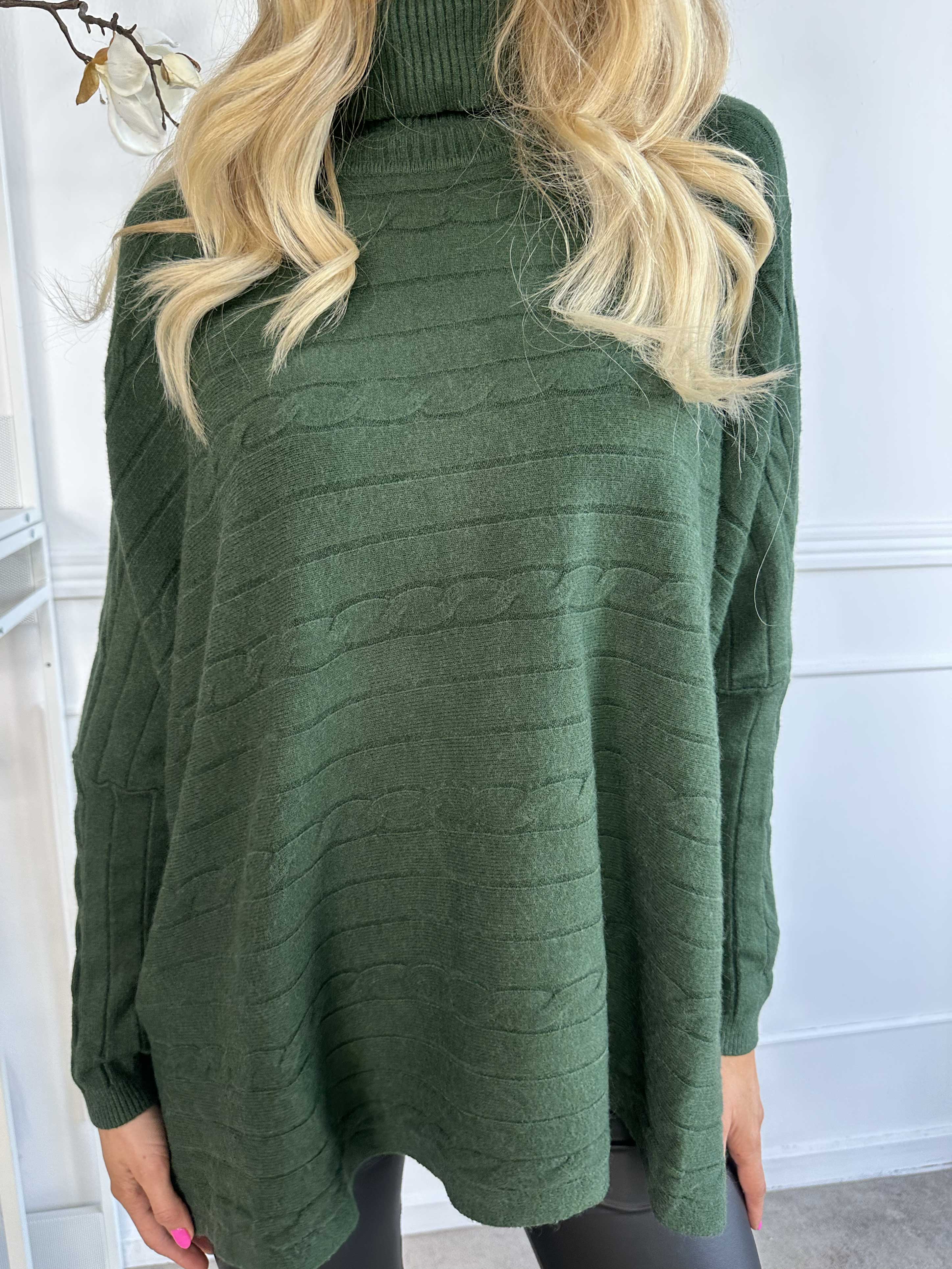 Diamond - Sød blød elastisk strik med turtleneck